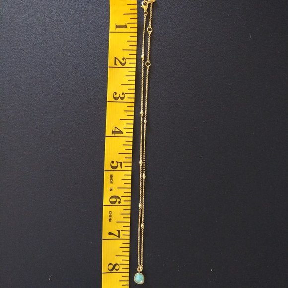 Astley Clarke amazonite necklace in gold vermeil, preloved - Picture 4 of 6